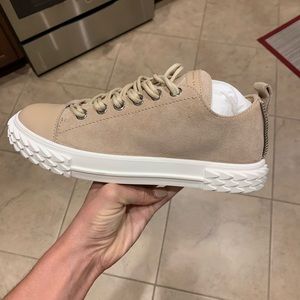 NEW Giuseppe zanotti suede women’s sneakers 38.5